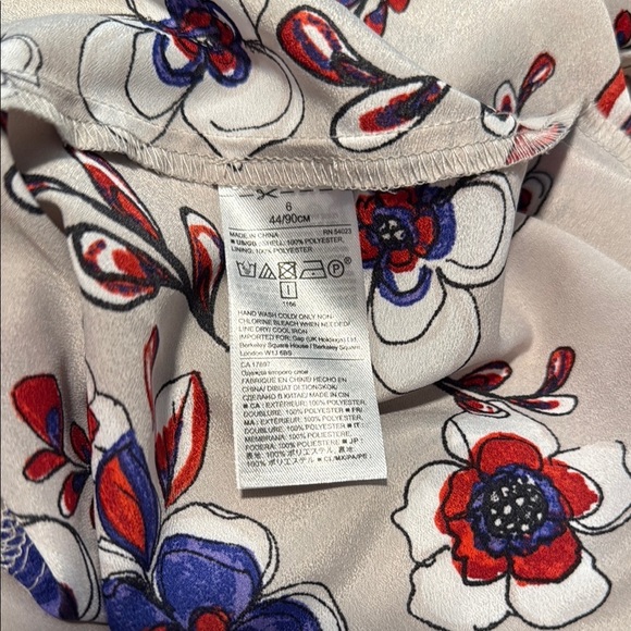 Banana Republic Floral Print Short Sleeve Dress 6 - Picture 13 of 14